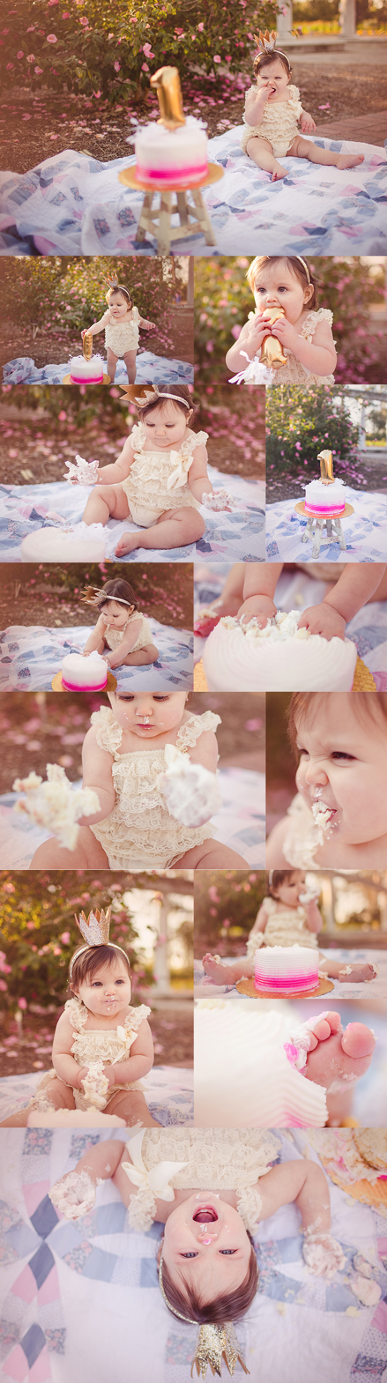 houston tx cake smash photography