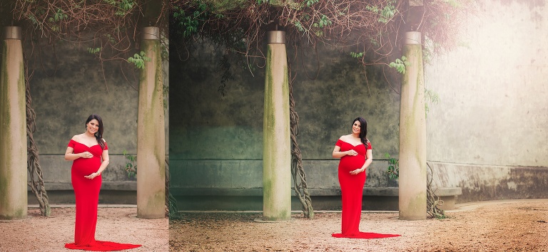 hermann park maternity photography