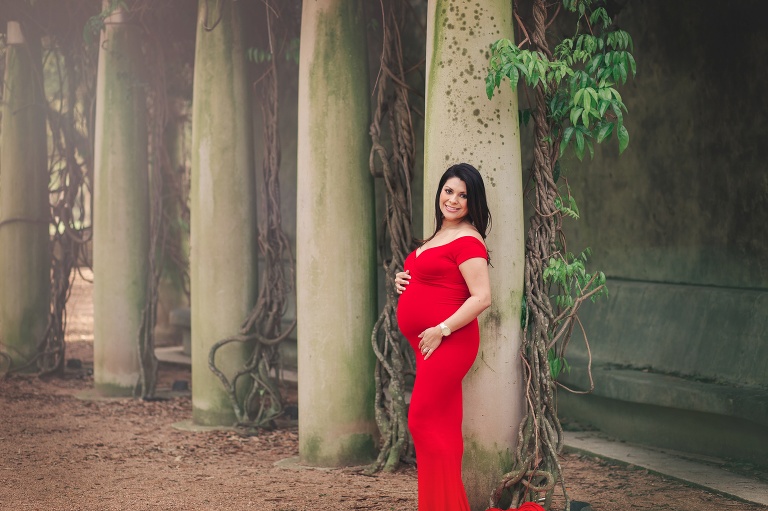 hermann park maternity photography