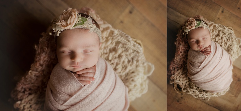 newborn girl photography pose ideas 