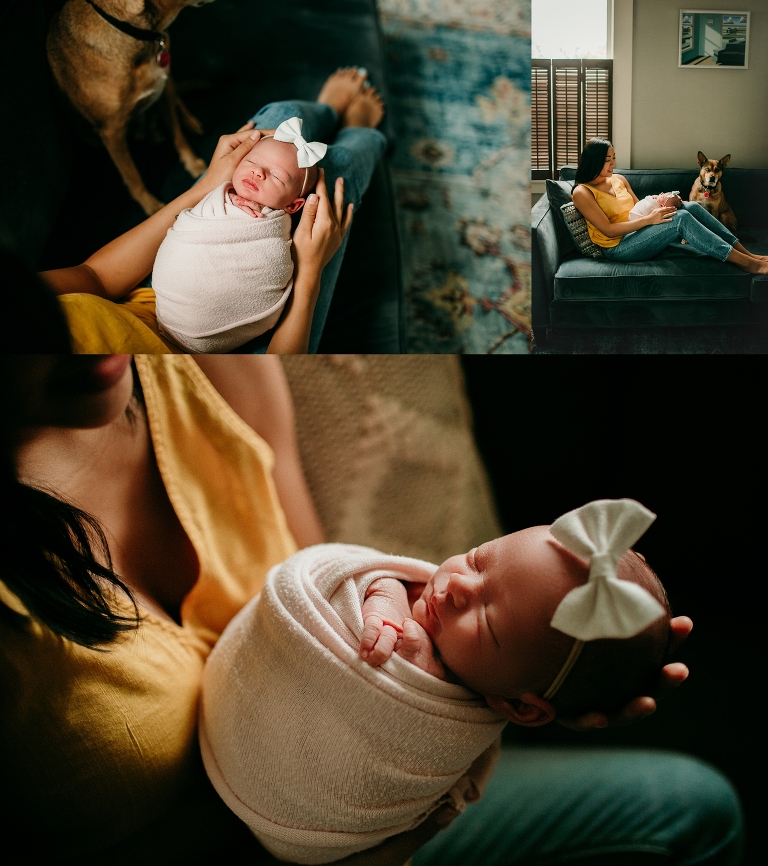 houston heights newborn photography lifestyle