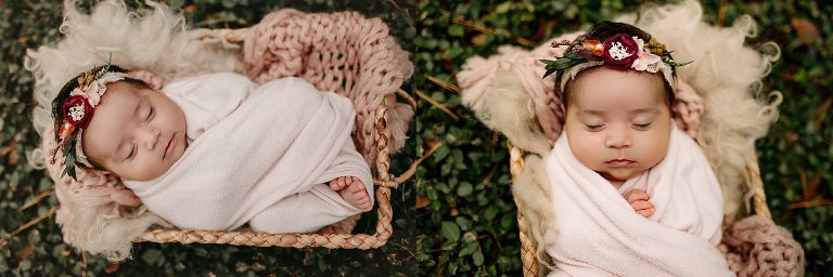 Houston Outdoor Newborn Photography